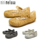 ミニ メリッサ MINI MELISSA ラバーシューズ カンパーナ ジグザグ VI SP BB 全3色MINI MELISSA 31510 CAMPANA ZIGZAG VI SP BBキッズ&ジュニア(子供用) パンプス ラウンドトゥラバー レイン シューズ ローヒール 女の子 ベルクロ グリッター 父の日 ギフト