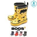 ボグス BOGS レインブーツ キッズ ジュニア ブラック ネイビー レッド イエロー ピンク 黒 青 赤 黄 長靴 雨具 防水 台風 シューズ 靴 RAIN BOOTS 78565 78566 78567 子供
