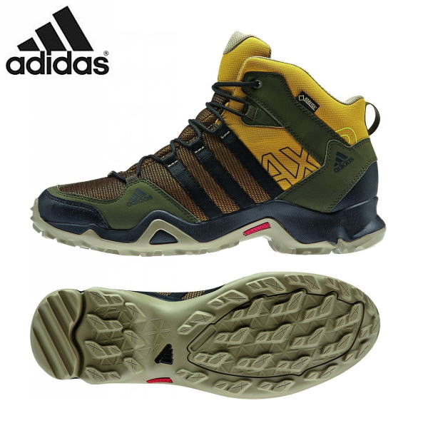 アディダス adidas トレッキングシューズ AX2 MID GTX B33133 メン…...:kutu-lead:10106967