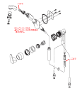 【KVK直営】【HC186DW−T8旧MYM 洗髪水栓用シャワーホース (クリナップ社向けFA547T8-リ等に適合)】