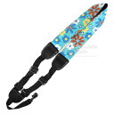 yzEN Xgbv Fashion Flower Ukulele Strap^Blue[t@bV t[ EN Xgbv^u[]