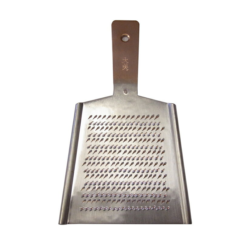大矢製作所作　手作りの銅おろし金 平型6号(標準) 両面刃