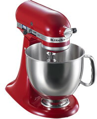 限定特価　商品代引き不可 KitchenAid "キッチンエイドミキサー "ヘッド部可動タイプ 4.8リットル インペリアルレッド [ KSM150 ER ]単相100Vメーカー1年保障 [正規輸入品][円高還元]