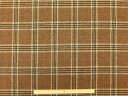 ※現品限りウール生地茶チェック大19790 商用利用可能