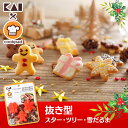 クッキー型 クリスマス 抜き型 ジンジャーマン 雪 ギフトボ...
