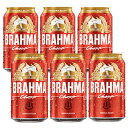 【6月中旬入荷】【お買い得】ブラーマ チョップ(BRAHMA CHOPP) 缶ビール 350ml×6本セット【あす楽対応】【CERVEJA PILSEN BRAHMA】【ブラジル産 ビール おすすめ】【ブラジル ブラマ ビール 激安】