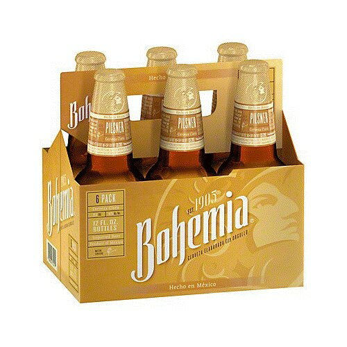 ボヘミア　ビール　瓶　355ml 6本セットimported beer bohemia clasica 【あす楽対応】【楽ギフ_包装】【楽ギフ_のし】【お買得パック】【独特のコクが特徴】メキシコの代表的ビールの1つ「ボヘミア」