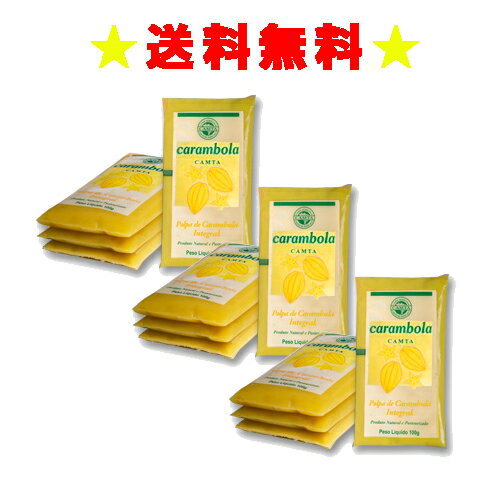 【10%OFF】【送料無料】スターフルーツパルプ フルッタ 400g×3パック(1200g) 冷凍【マラソン1207P10】【RCPmara1207】【マラソン201207_食品】