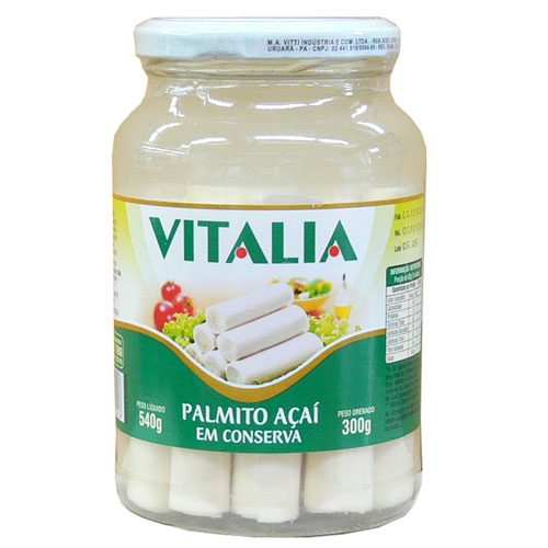 パルミット　（ヤシの新芽）　palmito acai VITALIA 300g (内容総量540g) 05P17Aug12