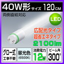 LED蛍光灯 40w形 直管【超省エネタイプ】 広角300度 12W 2100lm 蛍光灯 led蛍光管 グロー式工事不要 昼光色 120cm 1198mm G13 t8 40W型 PL賠償責任保険付 40w形蛍光灯 40w形蛍光灯 40w形蛍光灯 40w形蛍光灯 40w形蛍光灯