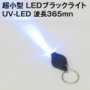 UVライト LEDライト 超小型 紫外線 硬化 UV-LED 365nm 375nm LEDキーライト キーホルダーライト ブラックライト マイクロライト 懐中電灯