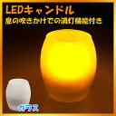 LEDキャンドル 【息の吹きかけでの消灯機能付き】癒し つや消しガラス製キャンドルグラス キャンドルライト LEDライト 照明 インテリア 北欧 間接照明