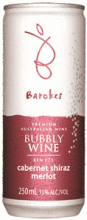 プレミアム缶スパークリングワイン　バロークス　赤　250ml x 24本
