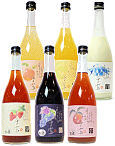 【送料無料】子宝リキュール　飲み比べセット　C　720ml x 6本送料無料！！果汁感たっぷりの一度は飲んでほしいフルーツリキュール