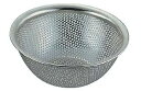 料理道具 ボール ステンレス UK18-8深型パンチボール 21cm (6-0251-0903)