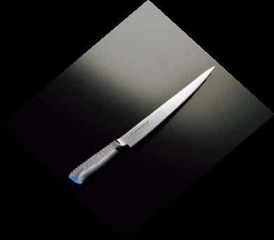 【包丁・ナイフ】【EBM　E-proPLUS　HACCP対応オールステンレス・カラーナイフシリーズ】　筋引　24cm　（301-05）（EBM)