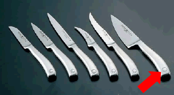 【送料無料！】【包丁・ナイフ】ヴォストフ　クリーナーシリーズ　コックナイフ（両刃）　4589-12　12cm　（3-0204-1401）