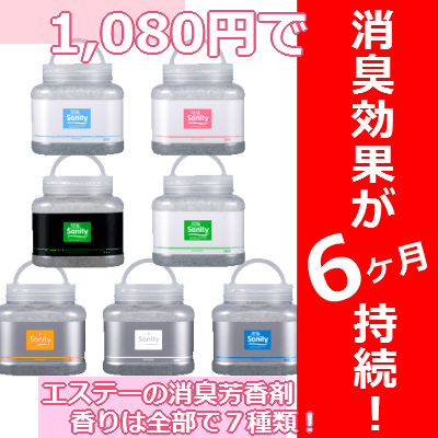 消臭剤 業務用 サニティ 大型タイプR 1.7kg エステー【7種類の香り】...:kyoei-kk:10010556