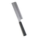 包丁・ナイフ 歌舞伎調和包丁 忠舟 薄刃 21cm 黒石目(7-0283-1108)