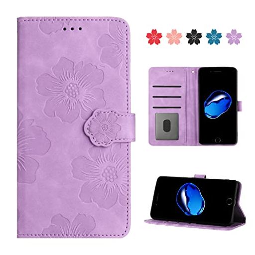 CASAFUNY向けのiPhone8Plusケース手帳型適用iphone7plusケース手帳型人気おしゃれ対応iphone8プラス/iphone7プラスカバー高級PUレザー耐衝撃携帯カバーかわいい美しい桜の柄