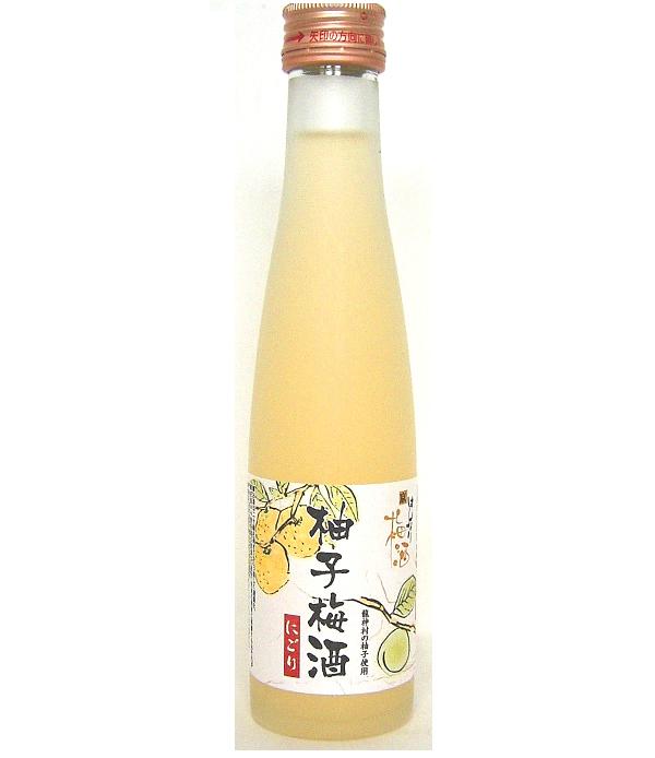 【ギフト 日本酒 焼酎】「京都の酒」 柚子にごり梅酒180ml リキュール類 12度 北川…...:kyono-genzigura:10001783