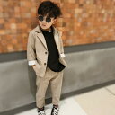 キッズ 男の子 スーツ フォーマル 子供服 上下セット カジュアルスーツ 韓国風 結婚式