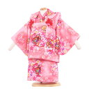 【1歳児用着物レンタル】ピンク地/花と鼓 319【1才女の子の子】【端午の節句】【初節句】【ベビーの着物】【1歳用】【80cm】【記念写真】【イベント】【お祭り】【家族写真】【お食い初め】【誕生日】★往復送料無料★ 10P11Mar16