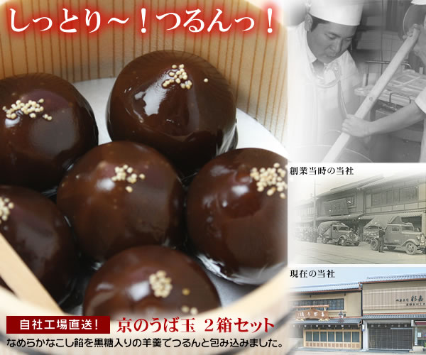 自社工場直送！和菓子 京のうば玉（6個入り×2セット）※冷蔵商品のため送料756円。（お届…...:kyoto-okashi:10001319