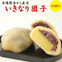 ★ ポイントUP中 【送料無料】 熊本産 いきなり団子 つぶあん 10個入 個包装 ギフト お歳暮 お年賀 お取り寄せ 恭栄堂 3000円 ポッキリ 買い回り