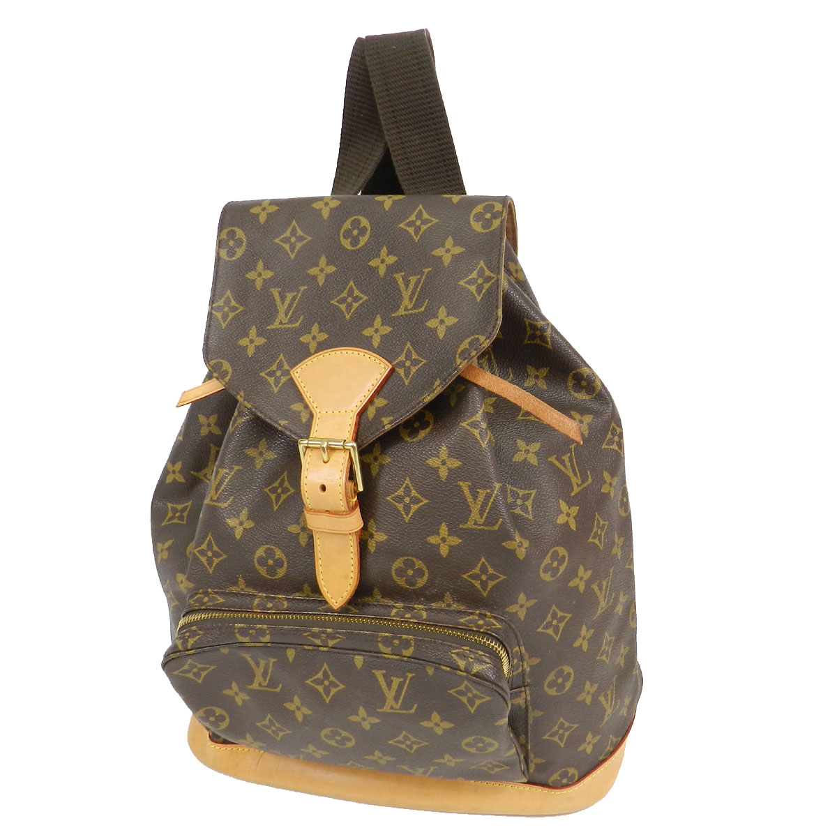 LOUIS VUITTON【ルイ・ヴィトン】モンスリGM　M51135　 リュック・デイパック モノグラムキャンバス レディース 【中古】【cabcahac】