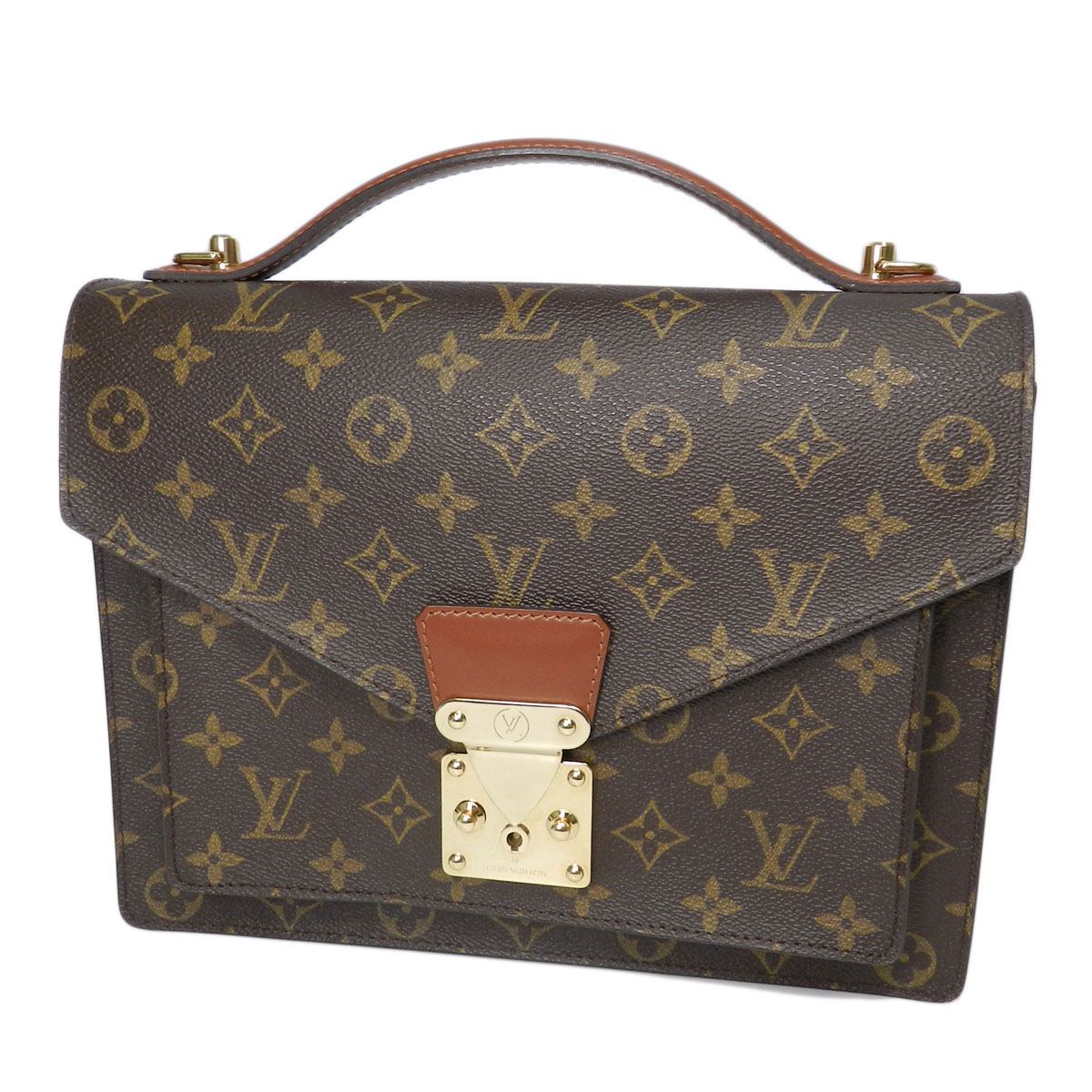 LOUIS VUITTON【ルイ・ヴィトン】モンソー28　M51185 セカンドバッグ モノグラムキャンバス ユニセックス 【中古】【cabcahbg】