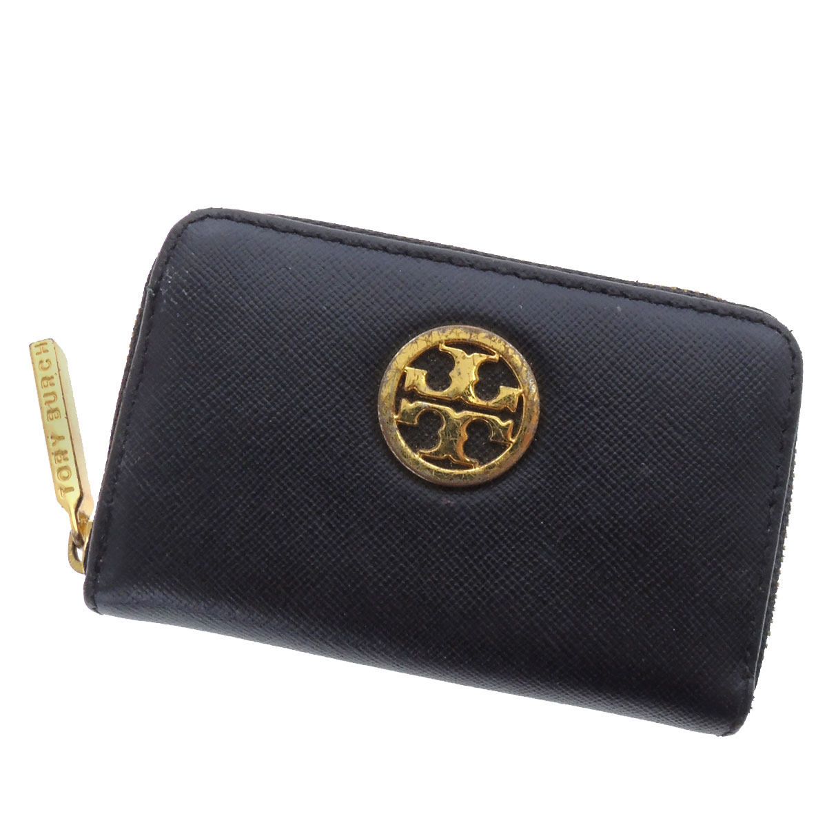 Tory Burch【トリーバーチ】 ロゴプレート付 コインケース レザー レディース 【中古】【cabdbabe】【楽ギフ_包装】【ブランド品買取・通販】