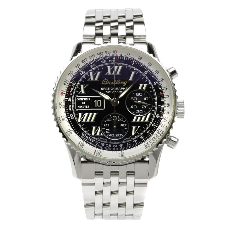 BREITLING ナビタイマー　A36030.1　スパシオグラフ　OH済 腕時計 ステンレス メンズ upup7