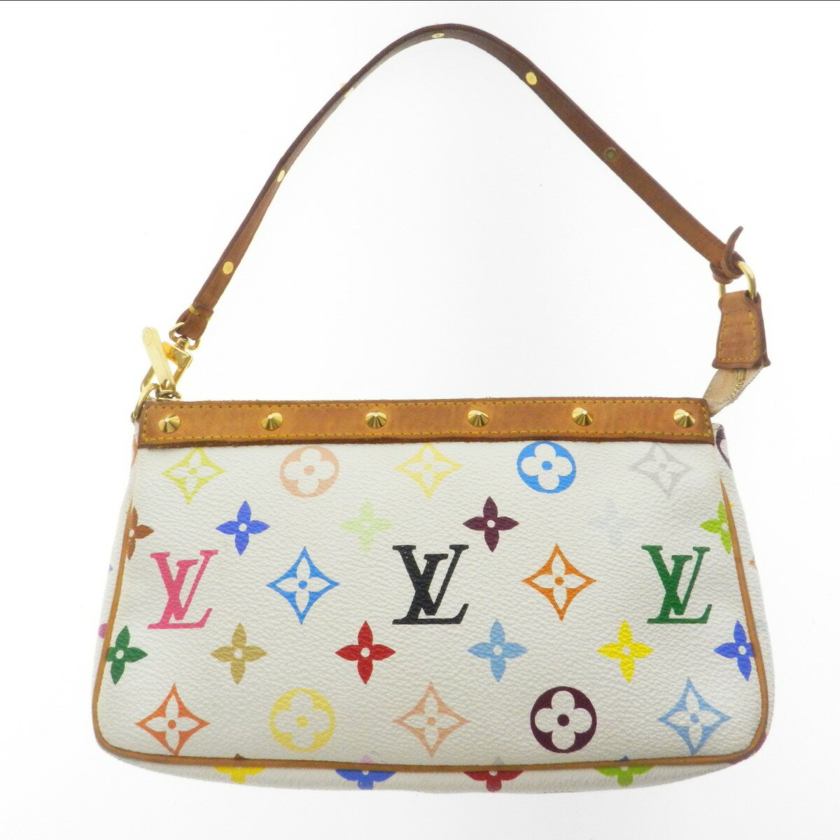 Japanese Louis Vuitton Murakami Monogram Multicolore Pochette Accessoires Bag | eBay