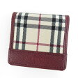 BURBERRY【バーバリー】 ノバチェック コインケース キャンバス レディース 【中古】【cabgabdb】...