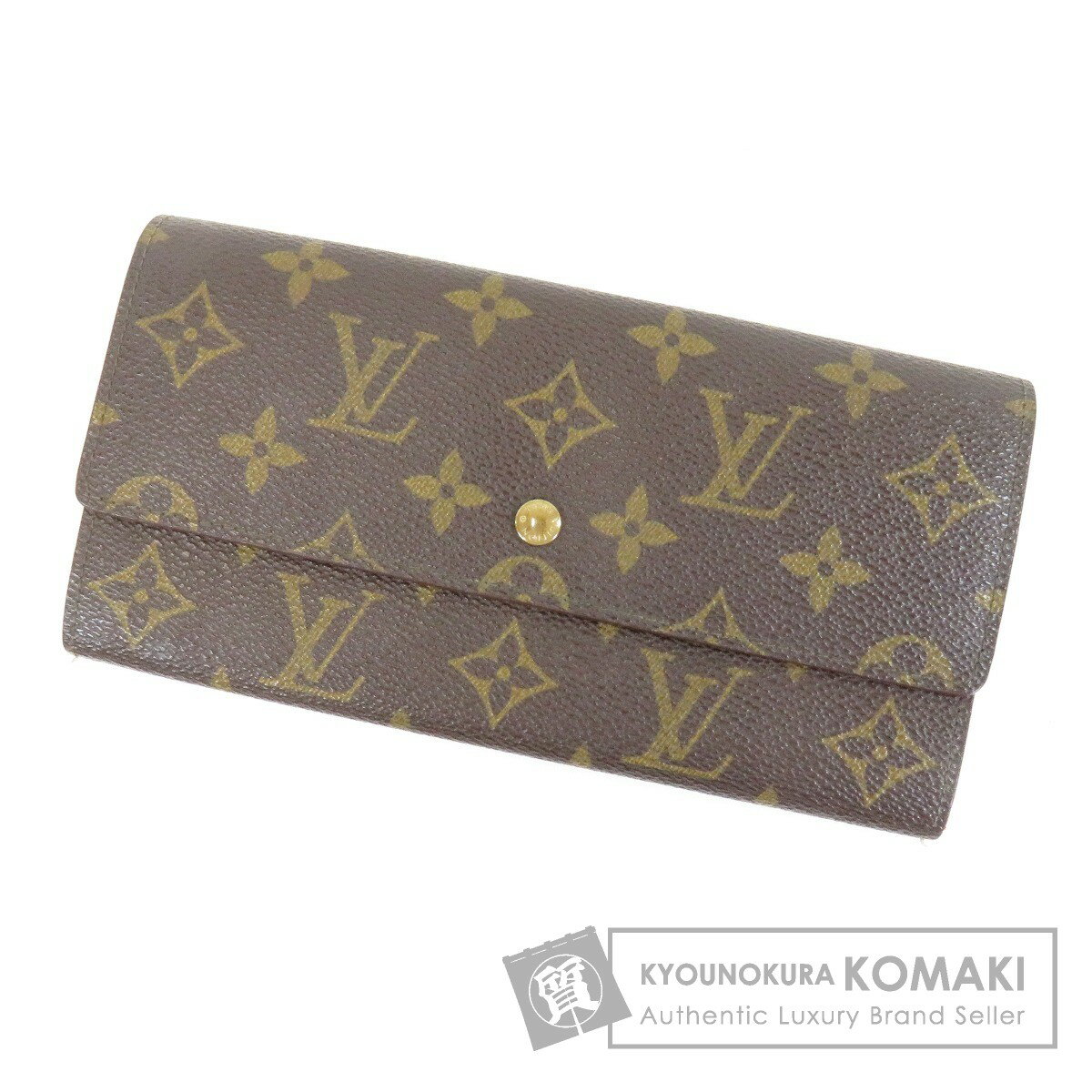 【楽天市場】LOUIS VUITTON【ルイ・ヴィトン】 ポルトフォイユ・サラ 廃盤 カードポケットなし 長財布（小銭入れあり） モノグラム