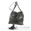 PRADA フリンジデザイン ショルダーバッグ カーフ レディース 【中古】【プラダ】