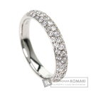 0.6ct ダイヤモンド リング・指輪 K18WG 4.3g レディース 【中古】