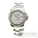 ROLEX 16622 ヨットマスター 腕時計 ステンレススチール/プラチナ メンズ 【中古】【ロレックス】