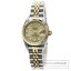 ROLEX 69173G デイトジャスト 10Pダイヤモンド 腕時計 OH済 ステンレススチール/SSxK18YG レディース 【中古】【ロレックス】