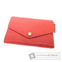 LOUIS VUITTON M60735 ポルトフォイユ・キュリユーズ・コンパクト 二つ折り財布(小銭入れあり) アンプラント レディース 【中古】【ルイ・ヴィトン】