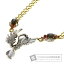 0.14ct パール/真珠/ダイヤモンド/バードモチーフ ネックレス K18イエローゴールド/PT900xK18WG 37.5g レディース 【中古】