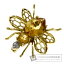 1.65ct シトリン/ダイヤモンド ブローチ K18イエローゴールド 3.5g レディース 【中古】