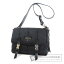 プラダ ロゴプレート ショルダーバッグ ナイロン素材 レディース 【中古】【PRADA】