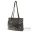 プラダ ロゴ型押し ショルダーバッグ レザー レディース 【中古】【PRADA】