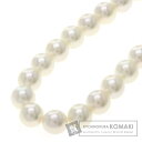 真珠 パール ネックレス シルバー 30g レディース 【中古】