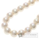 あこや真珠 パール ネックレス シルバー 32.2g レディース 【中古】