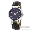 ルイヴィトン Q1111 タンブール 腕時計 ステンレススチール/革 メンズ 【中古】【LOUIS VUITTON】