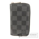 ルイヴィトン N63076 ジッピー・コインパース ダミエ グラフィット コインケース ダミエキャンバス レディース 【中古】【LOUIS VUITTON】