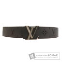 ルイヴィトン M9346V サンチュール・LVイニシャル ピラミッド ベルト モノグラムシャドウ メンズ 【中古】【LOUIS VUITTON】